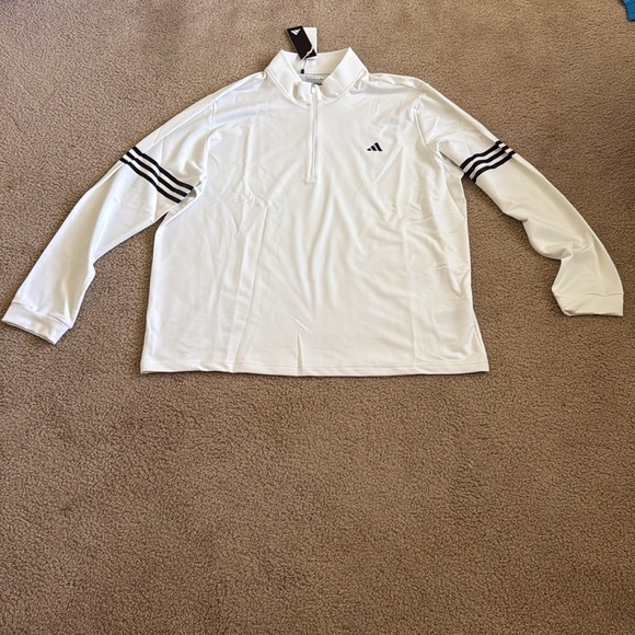 adidas Other - ❌SOLD on XPOST❌ Adidas Men’s 3-STRIPES QUARTER-ZIP PULLOVER- 2XL- NWT